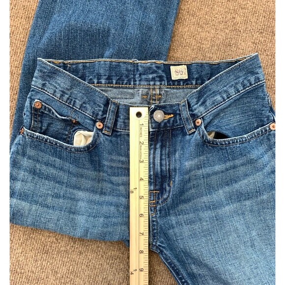 Polo Ralph Lauren 867 Jeans Womens 14 Straight Leg Prewashed Indigo Denim - Picture 5 of 7